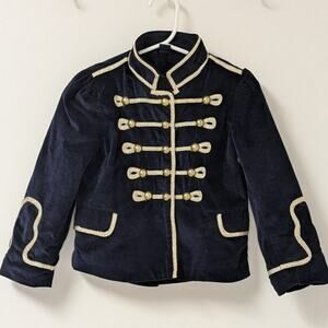 GAP Navy Velvet Band Jacket | 4T